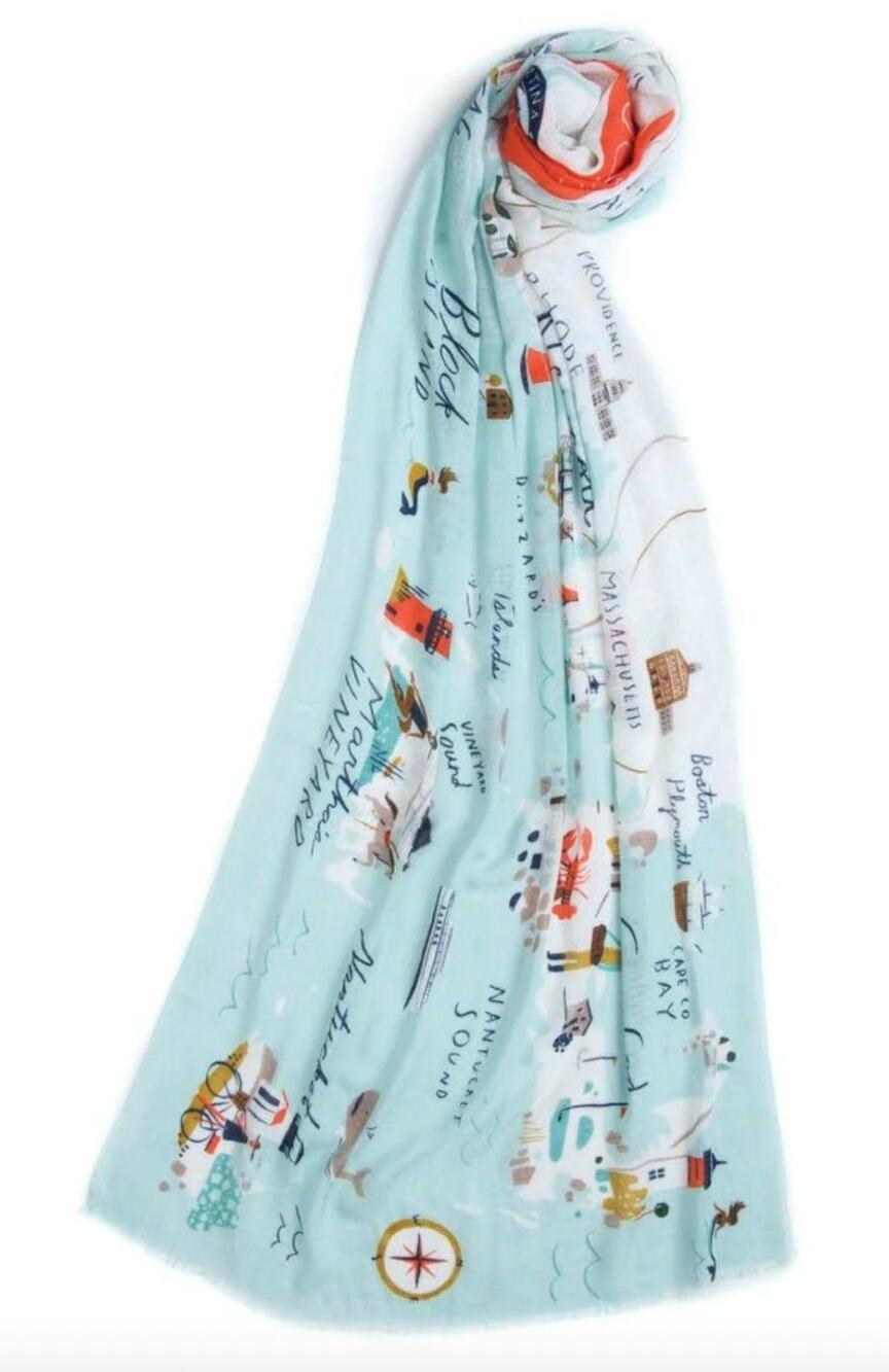 Spartina 449 Lightweight Scarf Northeastern Harbors East Coast New England